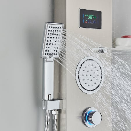 Panel de Dus cu LED cu efect de ploaie si jeturi cu masaj [6]