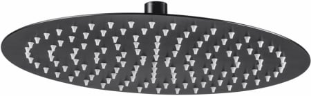 ACCESORII BAIE - Cap de dus rotund culoare negru, Nova black