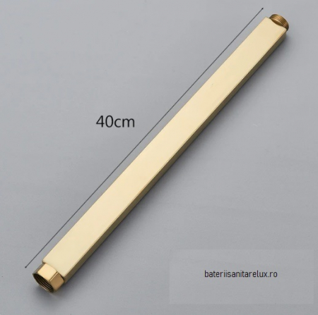 ACCESORII BAIE - Prelungitor coloana de dus auriu periat