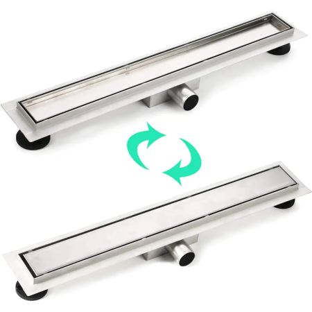 Rigola dus Faiantabila, din inox, lungime de la 90 cm [1]