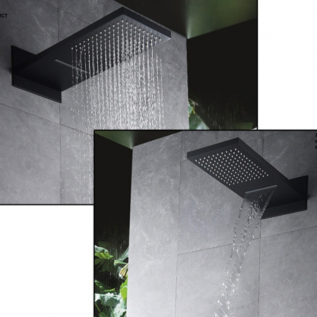 Set de dus cu termostat, 3 functii de curgere a apei, ploaie  si cascada [4]