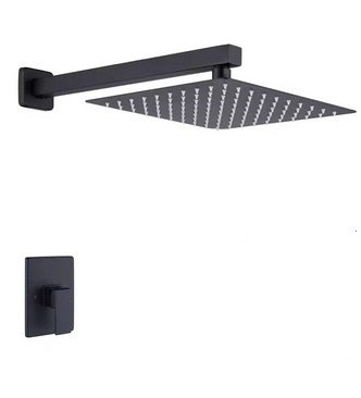 Set de dus incastrat cu para 30cm, negru mat [1]