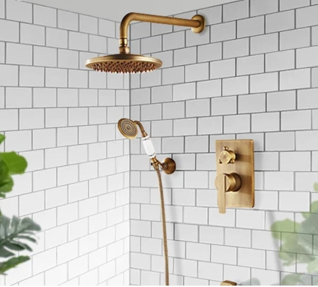 Set dus ingropat bronz antic cu palarie si dus de mana [1]
