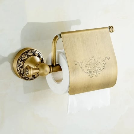 ACCESORII BAIE - Suport hartie igienica, antichizat