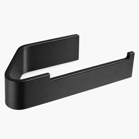 Suport hârtie igienică autoadeziv fără găurire – Negru mat [1]