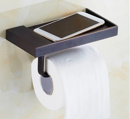 Suport hartie igienica, negru [1]
