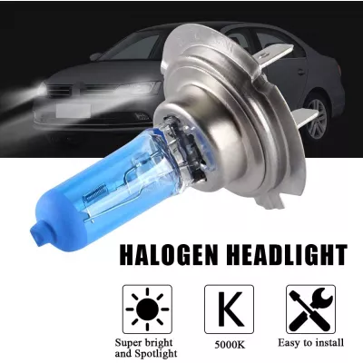 Set 2 becuri Halogen H7 Xenon Look, 12V, 55W, 5000K [2]