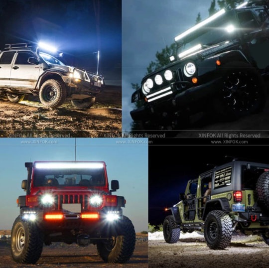 Set 10 proiectoare 16 LED 48W auto OFF-ROAD, IP 67 [4]