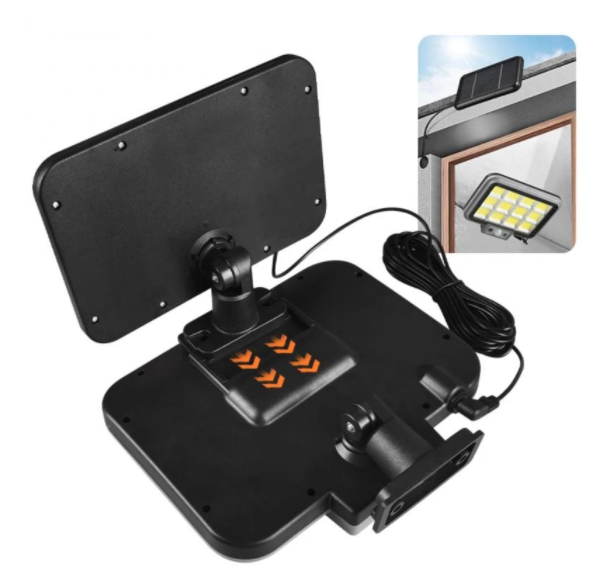 Set 2x Proiector solar 288LED, 50W, senzor de miscare, telecomanda, 3 moduri de iluminare [3]