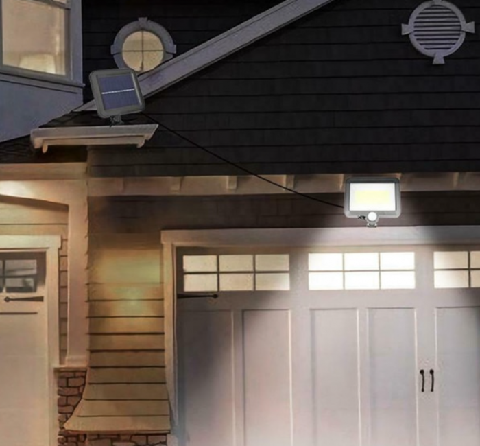 Set 4 x Proiector Solar 120 LED cu senzor de miscare 3 moduri de iluminare [3]