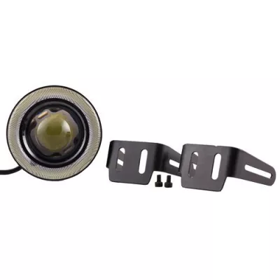 Set 2 Proiectoare ceata 76 mm Angel Eyes cu LED DRL Lumina Alba  [4]