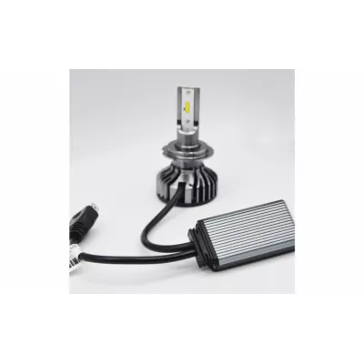 Set 2 becuri LED auto F2 H1, 100W, ventilator, 6000K, 12000LM [4]