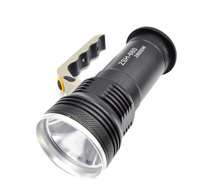 Lanterna de mana ZSH, LED, incarcare priza, bricheta auto, 20W, 800LM [2]