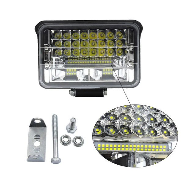 Set 2 x Proiector led auto Off Road 126W, 9-32V, 2 faze, 10800 lumeni, 6500K, COMBO Flood 60° / Spot 30° [6]