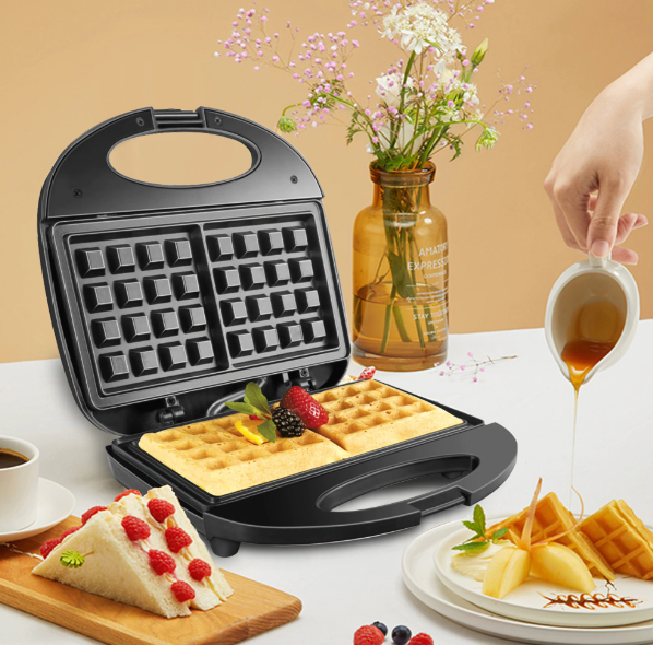 Aparat pentru preparat vafe/gofre, 750W, Placi Neaderente [4]