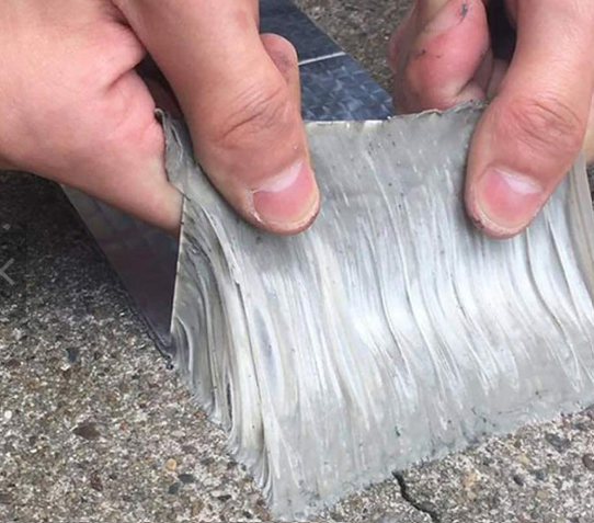 Banda adeziva de etansare impermeabila fabricata din aluminiu si cauciuc butilic, 5 cm x 5 m [2]