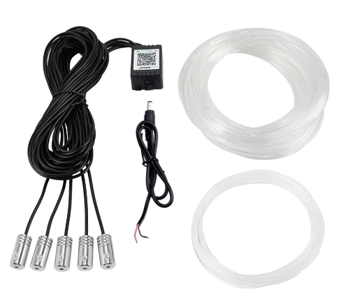 Banda LED auto, lumina ambientale , 6M, aplicatie mobil, 5 module [5]