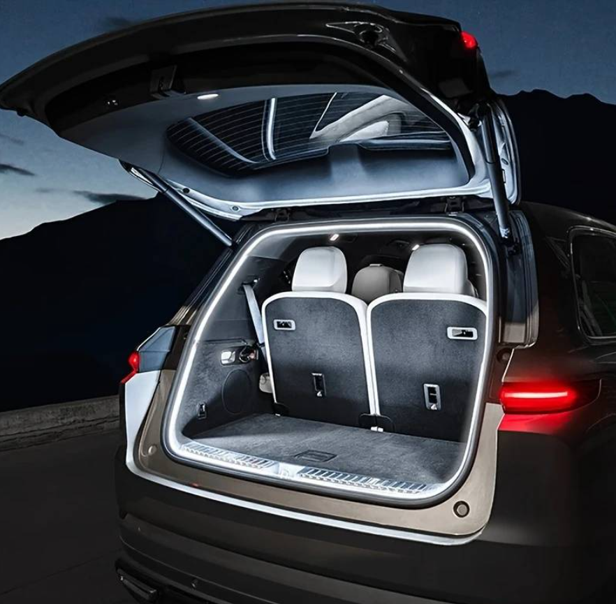 Banda LED Portbagaj Auto 4M, Pornire automata, Flexibila – Iluminare Alb Rece 12V, BZRSH [4]