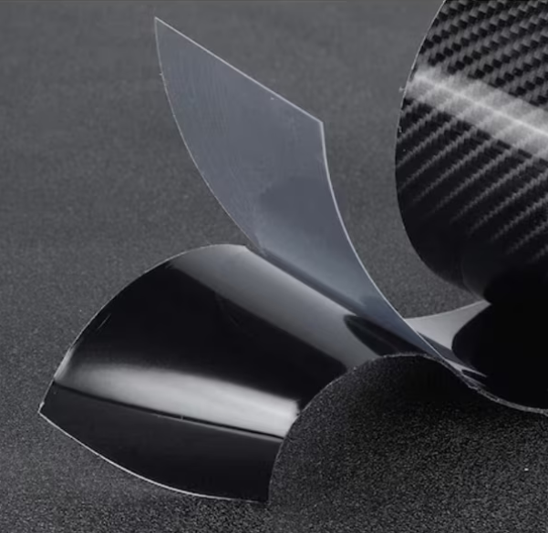 Banda Protectie Auto 3D, BZRSH®, din Carbon, Pentru Prag, Usa, Bara, Bord, Impermeabila, Tuning Auto, 10 cm x 5 metri [6]