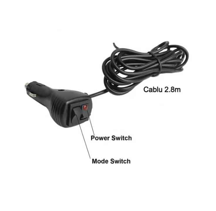 Bara LED girofar 59 cm, 72W, lumina galbena, functii stroboscop, 12V, 3000K [6]