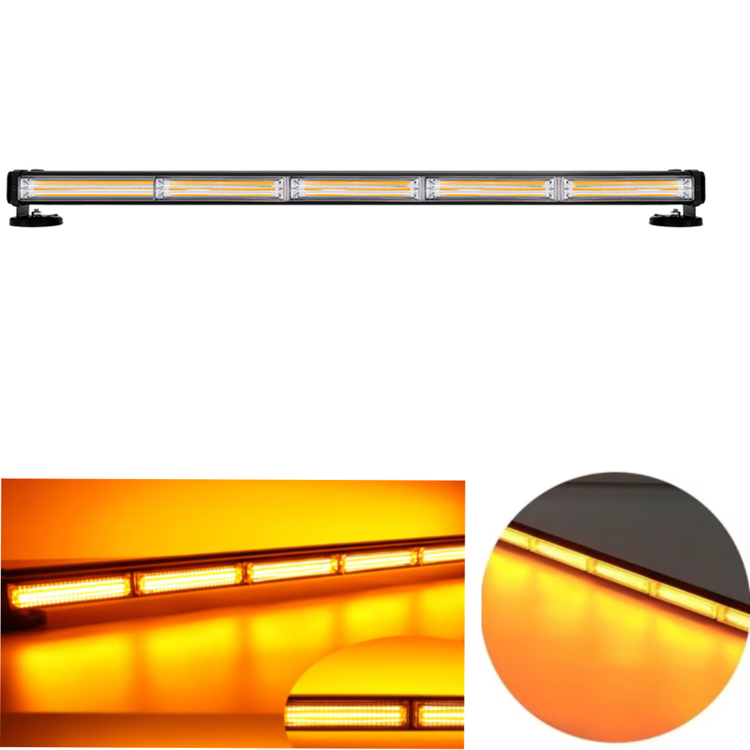 Bară Girofar LED BZRSH 75 cm, 5 Module COB, 12-24V – Avertizare Puternică pentru Auto și Utilaje [4]
