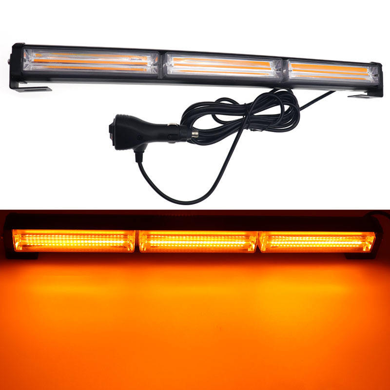Bara LED girofar 45 cm, 54W, lumina galbena, functii stroboscop, 12V, 3000K [1]