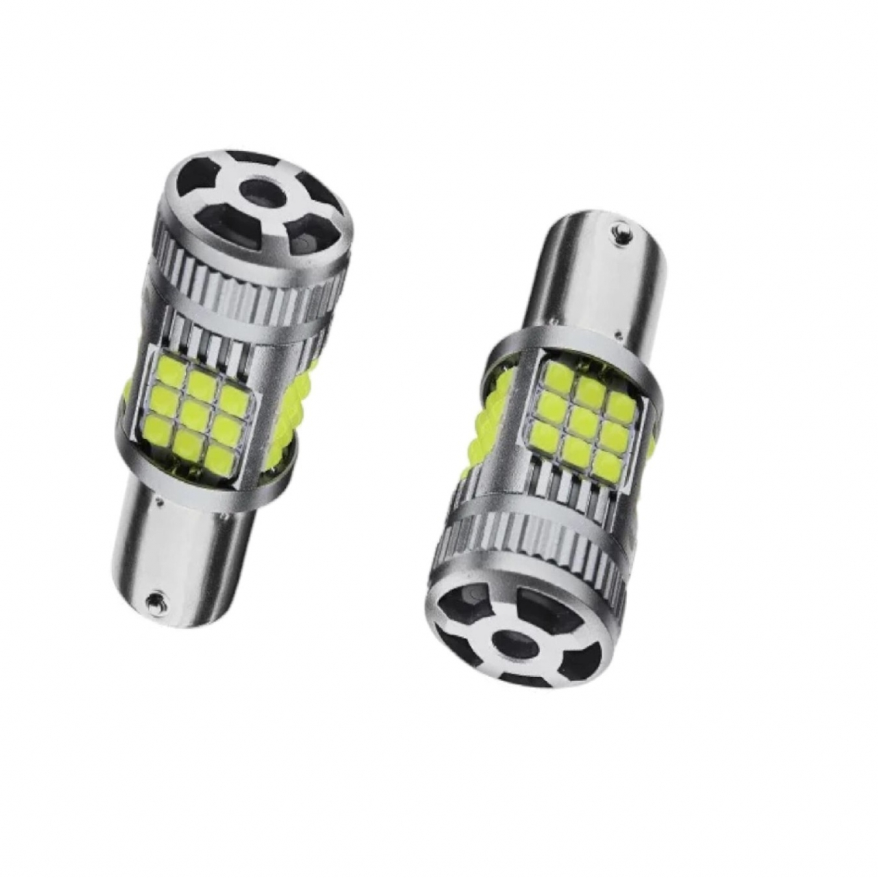 Bec LED P21W / BA15S / 1156, DRL Lumini de Zi, Marsarier, 30W, 2800LM, 6000K Alb Rece, 36 SMD 3030, Ventilator Integrat, Canbus Integrat, fara eroare de bec ars, 12V [4]