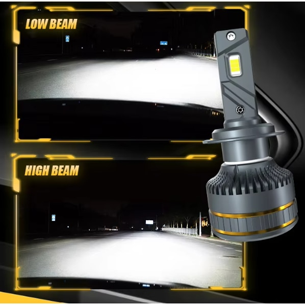 BZRSH Becuri LED H4 A8 Turbo 100W 15000LM 6000K IP68 Auto [5]