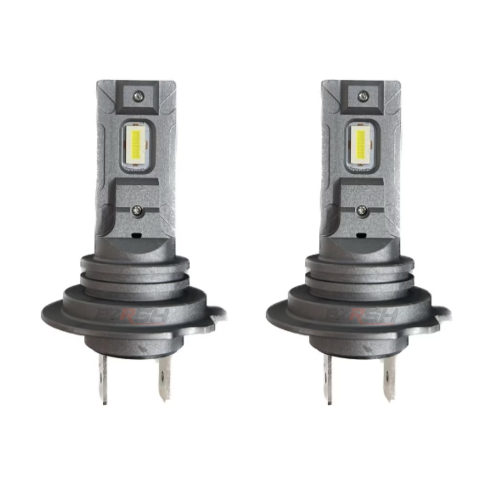 BZRSH Becuri LED H7 15000LM 120W Canbus Plug&Play 6000K Alb Rece – Set 2 Becuri Auto H7 Fara Eroare Bord, Upgrade Faruri [2]