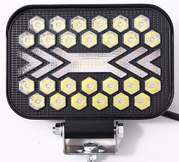 BZRSH Dual Vision 5” – Set 2 Proiectoare LED Off-Road cu Moduri Flash | Flow | Constant și Dual Color Alb + Amber [5]