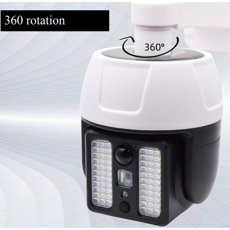 BZRSH Lampă Solară cu 66 LED și Design de Cameră Falsă [3]