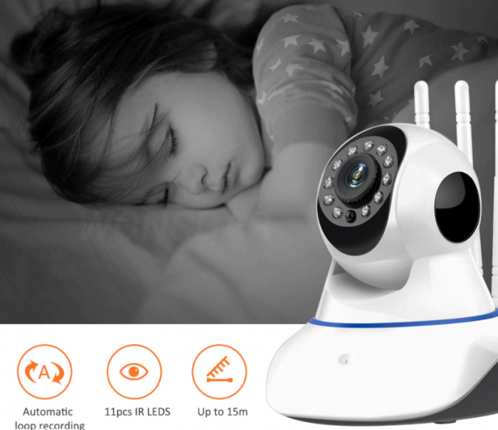 Camera IP de supraveghere pentru bebelusi HD baby monitor [2]
