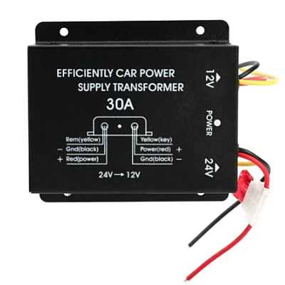 Convertor Auto 30A pentru Tensiune 24V - 12V [2]