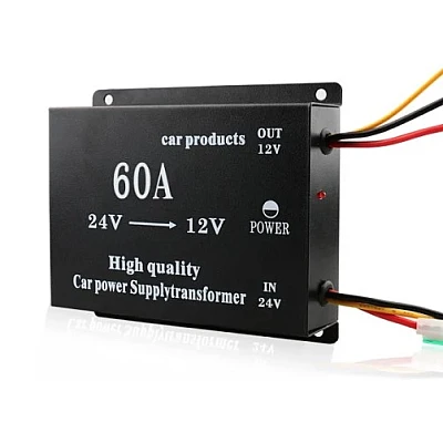 Convertor Auto 60A pentru Tensiune 24V - 12V [2]