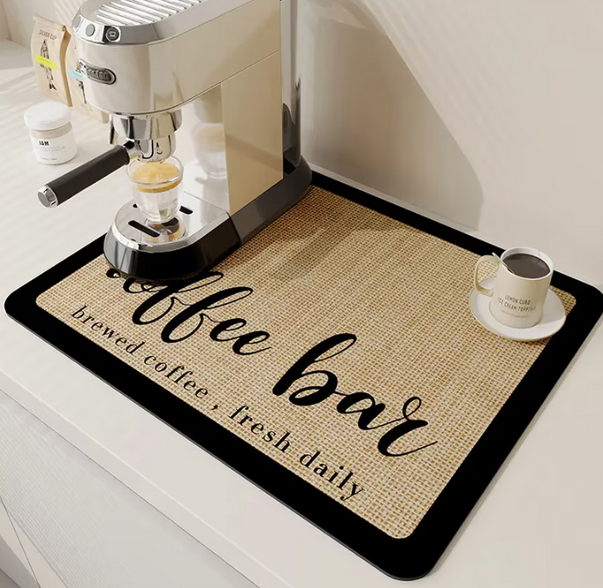 Covoras absorbant pentru blat de bucatarie TopBazar, 60x40cm, din diatomita si panza tehnologica cu suport din cauciuc anti-alunecare [3]