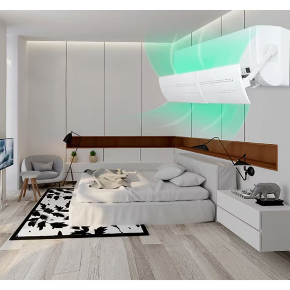 Deflector reglabil pentru aer conditionat, protectie aer rece, lungime ajustabila 56-108 cm, latime 18 cm, BZRSH [2]