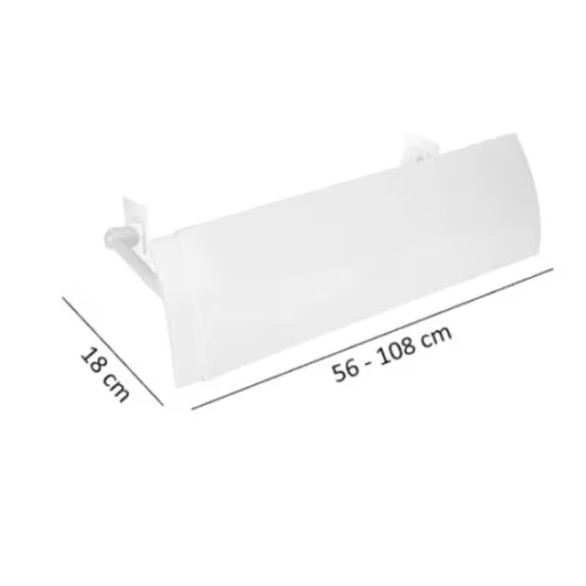 Deflector reglabil pentru aer conditionat, protectie aer rece, lungime ajustabila 56-108 cm, latime 18 cm, BZRSH [5]