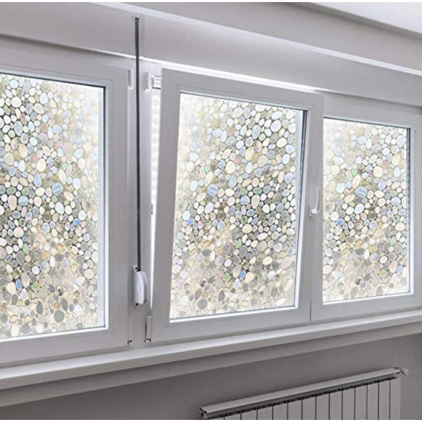 Folie decorativa vitrostatica pentru geam, 45 x 300 cm, Anti-UV, protectie vizuala si intimitate, TopBazar [4]