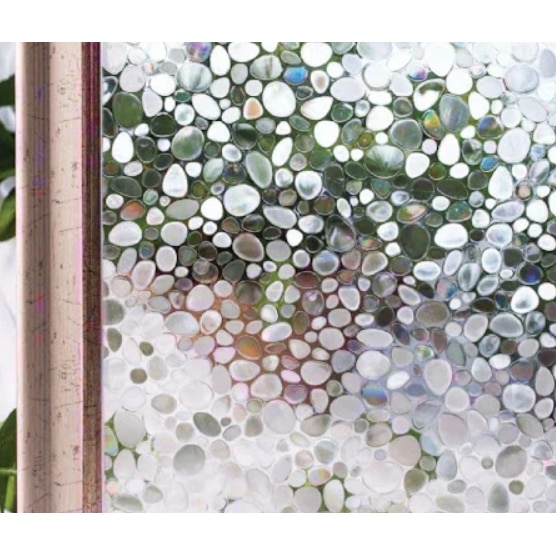 Folie decorativa vitrostatica pentru geam, 45 x 300 cm, Anti-UV, protectie vizuala si intimitate, TopBazar [3]