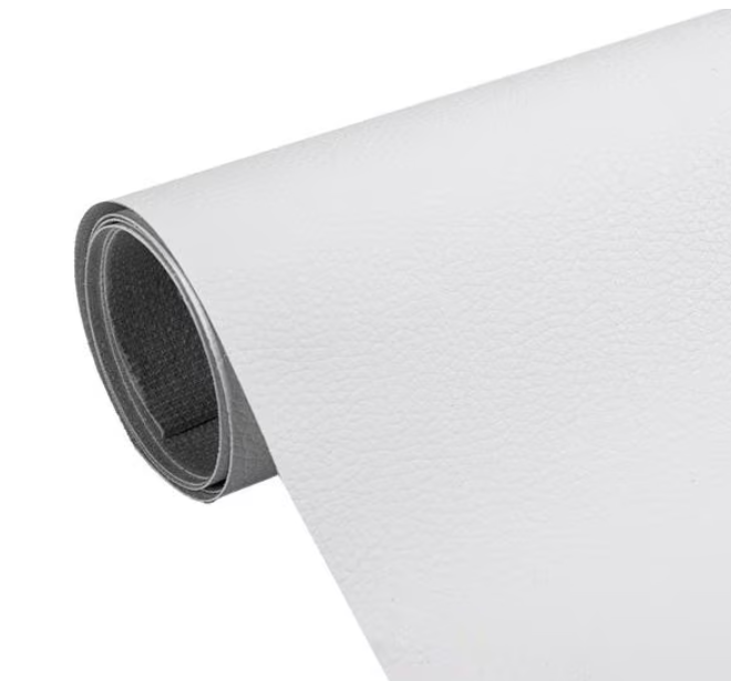 Folie din Piele Ecologica Autoadeziva pentru Reconditionare si Retapitare Canapea, Scaun, Interior Auto, Usor de Aplicat, Rezistenta si Durabila, Rola 75 x 250 cm, Alb, TopBazar [3]