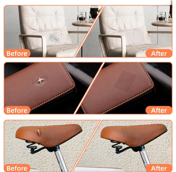 Folie din Piele Ecologica Autoadeziva pentru Reconditionare si Retapitare Canapea, Scaun, Interior Auto, Usor de Aplicat, Rezistenta si Durabila, Rola 75 x 250 cm, Maro, TopBazar [3]