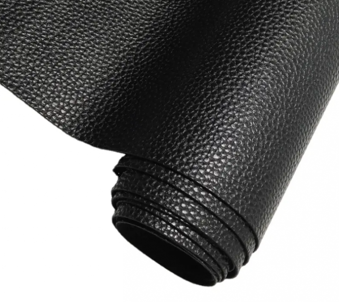 Folie din Piele Ecologica Autoadeziva pentru Reconditionare si Retapitare Canapea, Scaun, Interior Auto, Usor de Aplicat, Rezistenta si Durabila, Rola 75 x 250 cm, Negru, TopBazar [5]