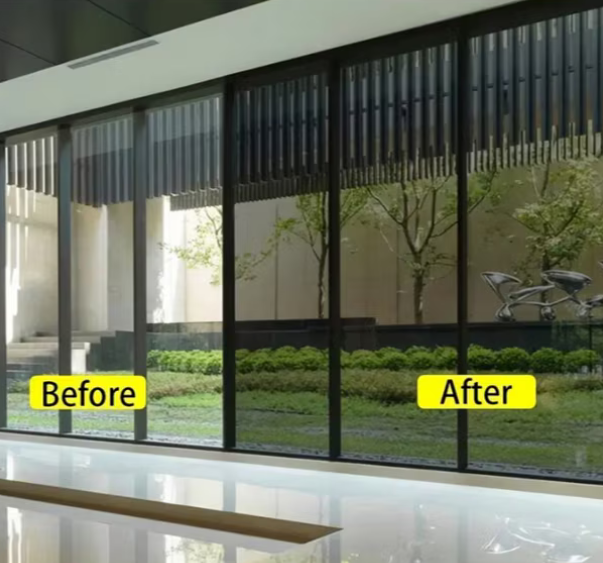 Folie Geam Efect Oglindă 60x300 cm – Folie Solară Reflectorizantă pentru Protecție UV, Reducere Căldură și Intimitate [4]