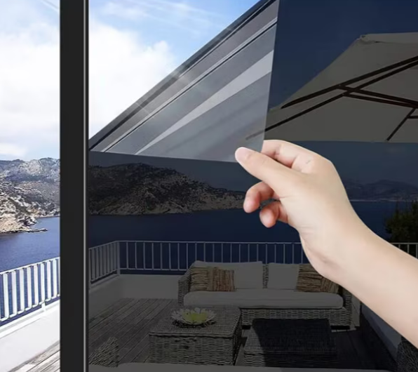 Folie Geam Efect Oglindă 60x300 cm – Folie Solară Reflectorizantă pentru Protecție UV, Reducere Căldură și Intimitate [3]