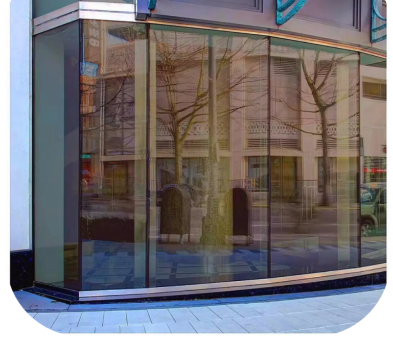 Folie Reflexivă pentru Geamuri TopBazar, Maro Bronz, 60 x 300 cm, Efect Oglindă pentru Intimitate și Protecție Solară UV [2]