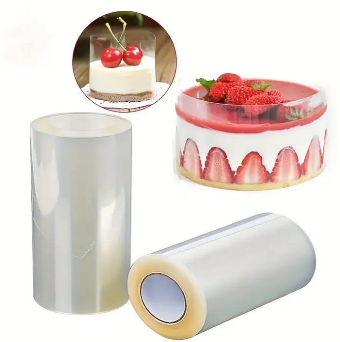 Folie transparenta din Acetat pentru Tort, 12 cm x 10 metri [5]