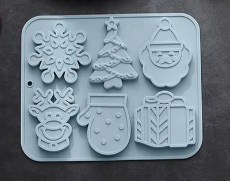 Forma din Silicon pentru Ciocolata de Casa, Bomboane, Jeleuri sau Cuburi de Gheata, Albastru, 22 x 18 x 1 cm, TopBazar [2]