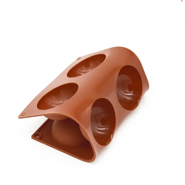 Forma din silicon pentru prajituri, 6 semisfere, 29 x 17 cm, TopBazar [2]