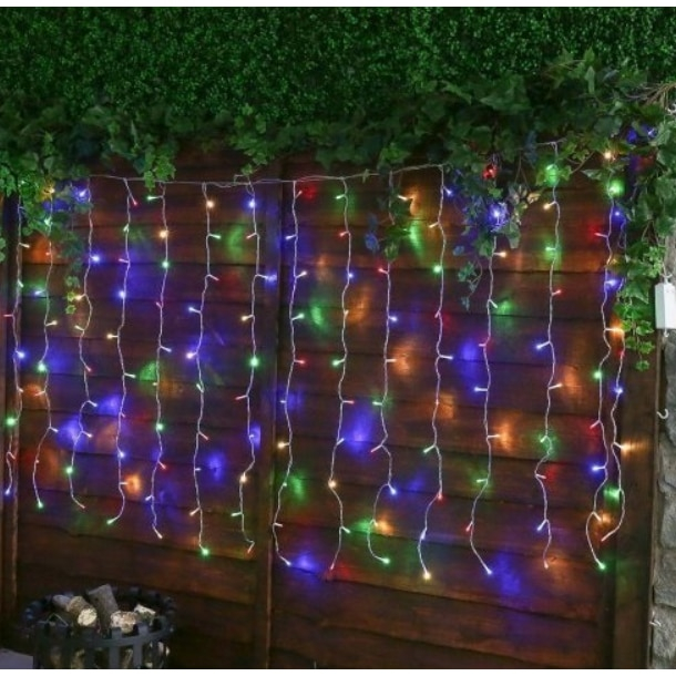 Instalatie Craciun Perdea 3x3m 300LED Multicolor USB Telecomanda 8 Programe [4]