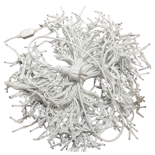 Instalatie Craciun Turturi 25m 500 LED Multicolor IP45 Perdea Franjuri Fir Alb Gros [4]